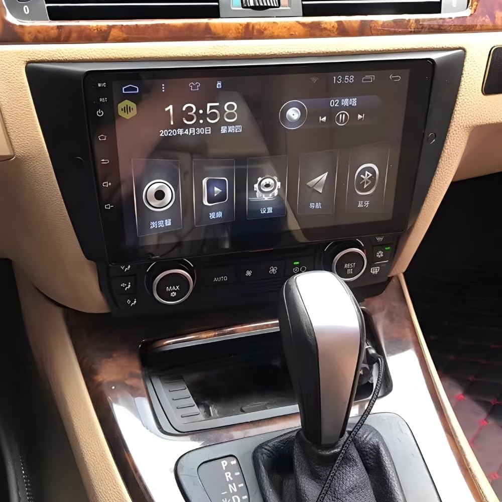 Double Din Car Stereo Radio Compatible for 3 Series E90/E91 2005-2011 with CarPlay Android Auto, 9