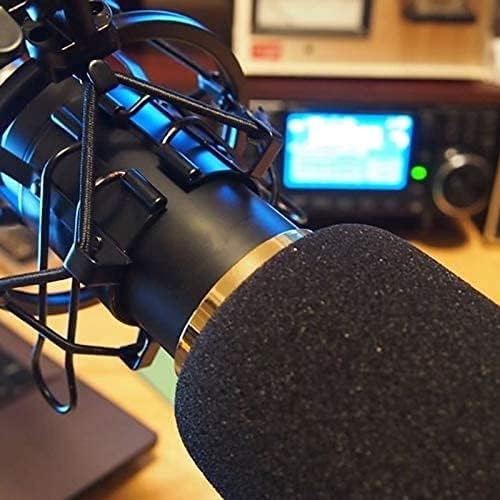 Condenser Microphone Kit:Microphone for Computer+Shock Mount+Foam Cap+Cable As Microphone for Karaoke Recording Podcast