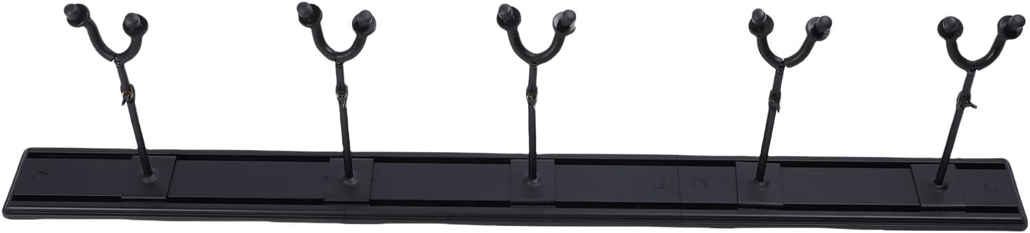 Guitar Wall Mount 5 Adjustable Hooks Metal Hanger Rack for Acoustic Electric Guitars Space Saving Display System for Music Enthusiasts Home Studio Aluminum Alloy