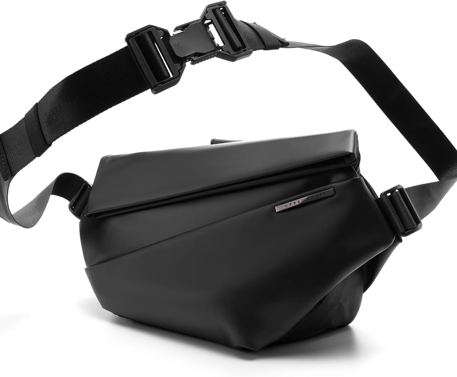 NIID Sling Bag for Men Water-Repellent Crossbody Bag: Anti Theft Chest Bag Fits 12.9 Inch iPad Pro, Large Tactical Shoulder Bag with Magnetic Buckle for Travel Hiking EDC, Fits Water Bottle