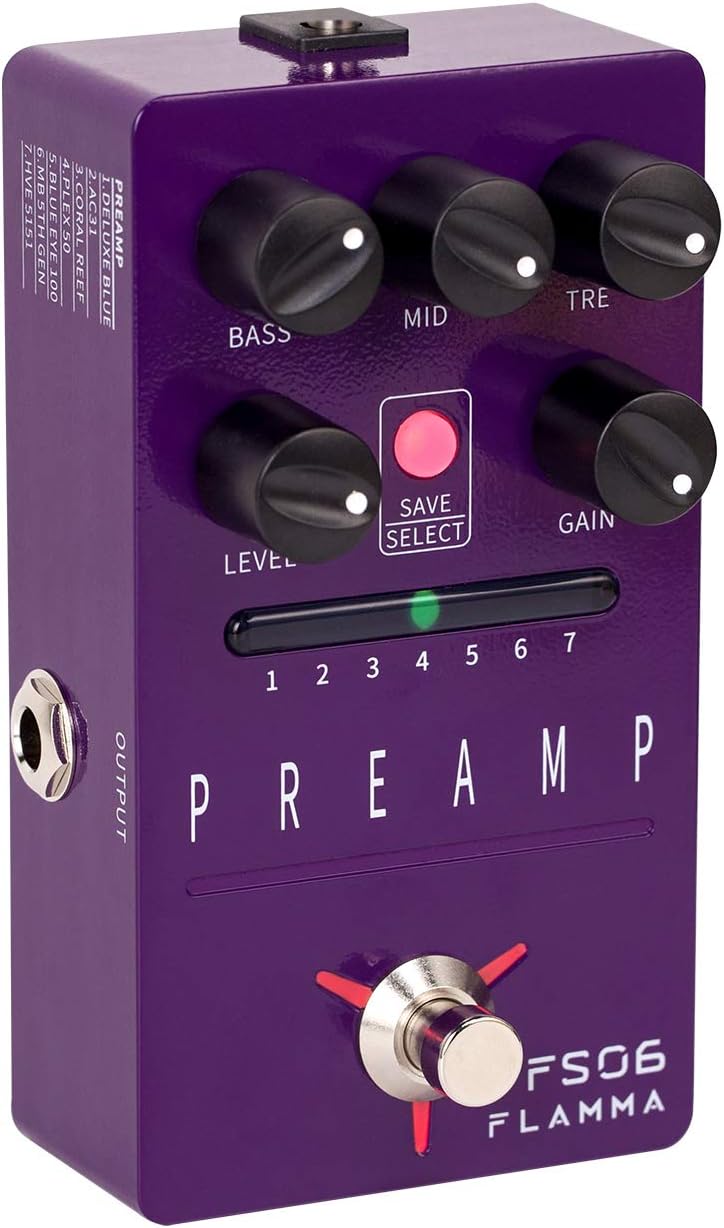 FLAMMA Drum Loop and Preamp Guitar Pedals