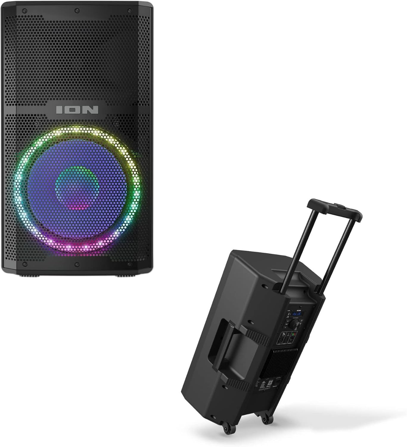 ION Audio Total PA Titan High-Power Speaker System with Premium Wide Sound and Colorful Party Lights (Renewed)