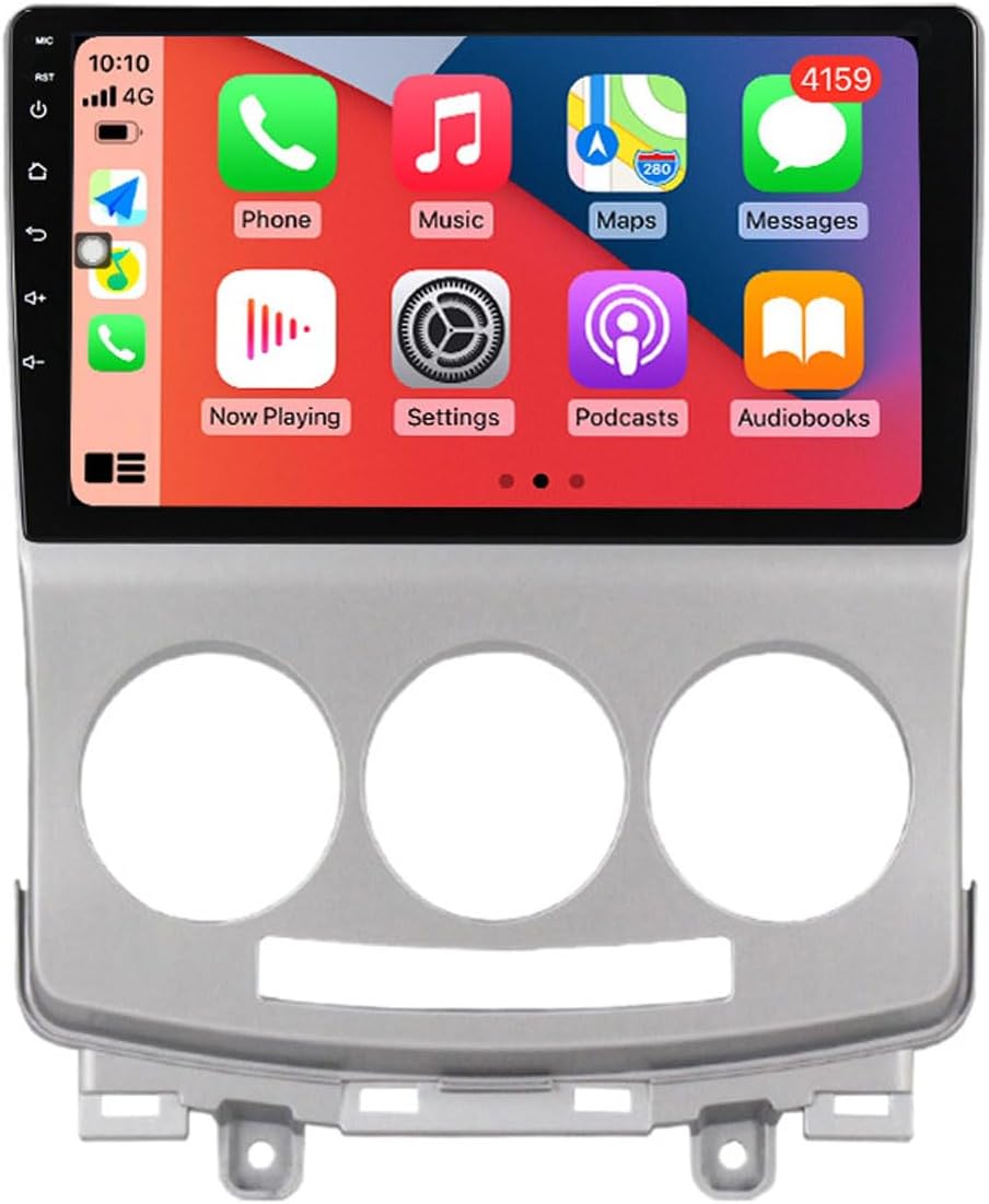 Bluetooth Portable Car Stereo for Android 12 Wireless CarPlay FM/AM RDS Radio with 9