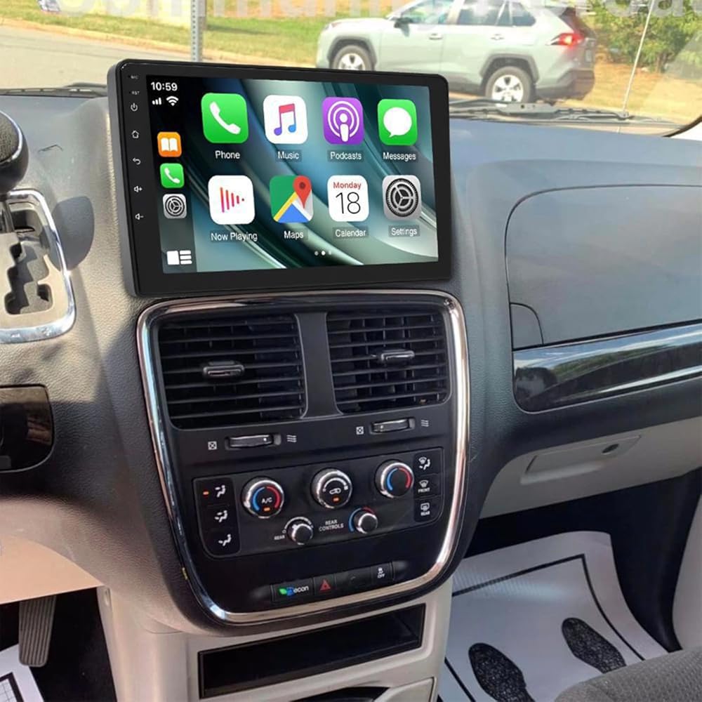 PHEZEN 9 inch Touchscreen Car Stereo Fit for Jeep Liberty 2002-2007, Android 13 Double Din Car Radio with Carplay & Android Auto in-Dash Navigation BT Mirror Link WiFi Backup Camera 2+32G