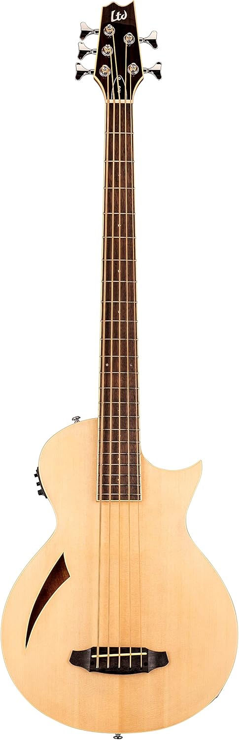 ESP LTD TL-5 Thinline Bass, Natural