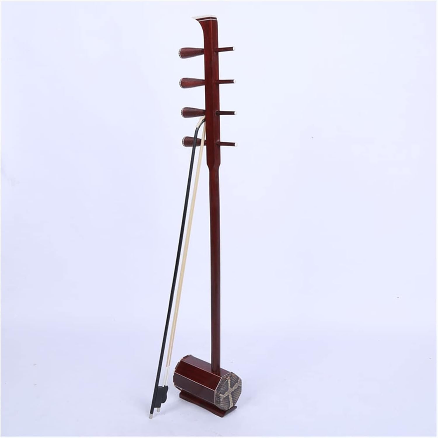 FLFL 2-String Violin Bass Four-hued National Musical Instrument Traditional Handcraft Four-Stringed Violin Beginners Erhu