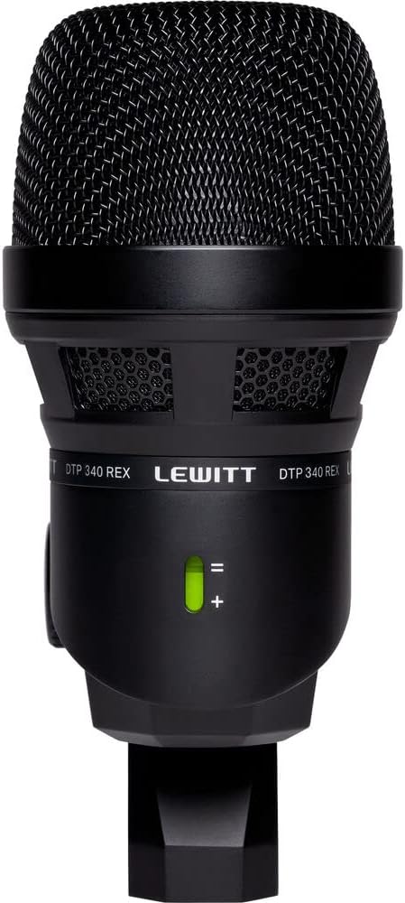 Lewitt BEATKIT Drum Mic Package for Kick, Snare, and Matched Overheads Bundle with 4x Auray MS-5220T Tripod Mic Stand and 4x XLR-XLR Cables