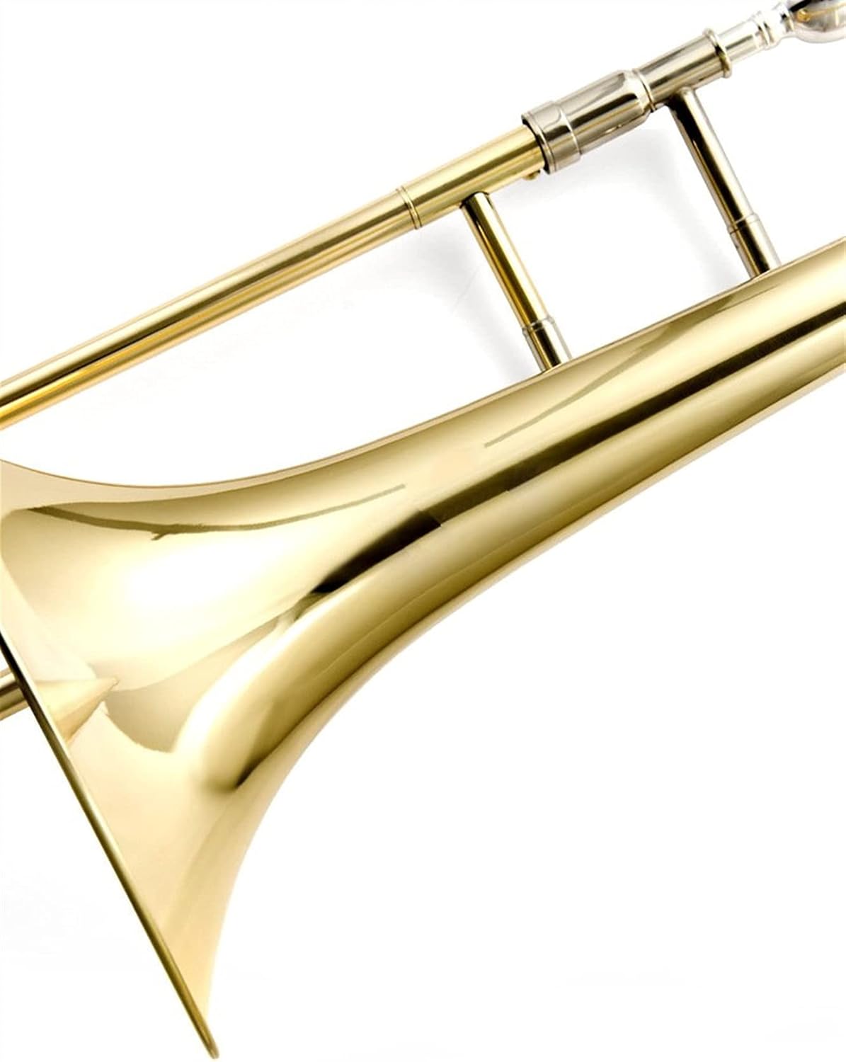 Student Trombone Alto B-Flat Lacquered Gold Trombone is Suitable for Grade Examinations and Professional Performances Trombone Kit