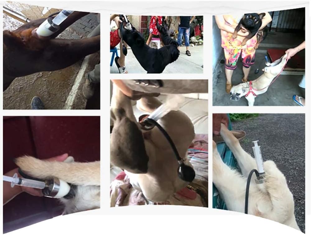Artificial Insemination Kit,Semen Booster, Dog Insemination Kit Large/Small Breed,Dog Progesterone Test.Professional Dogs Artificial Insemina Syringe. (A: Suitable for Dogs Over 40kg)