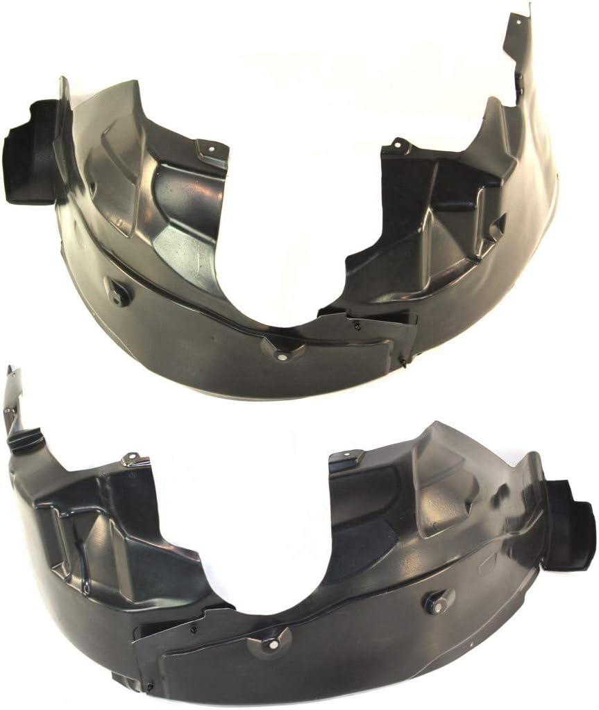 for Dodge Avenger Splash Guard/Fender Liner 2008 2009 2010 Driver and Passenger Side Pair/Set | Front | All Submodels | CH1248132 + CH1249132 | 5008915AE + 5008914AD