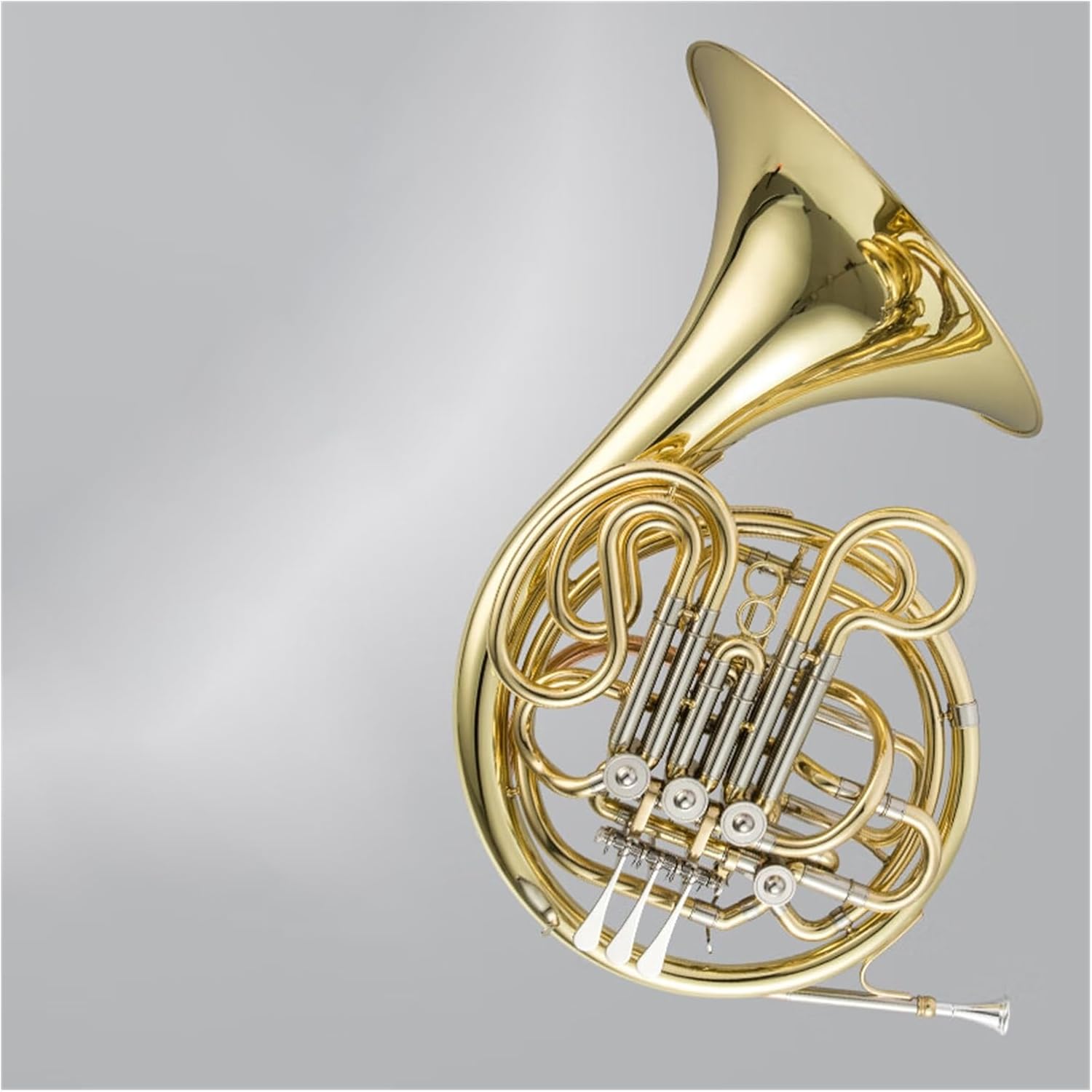 Professional instrument 4 key double row French horn instrument F tone