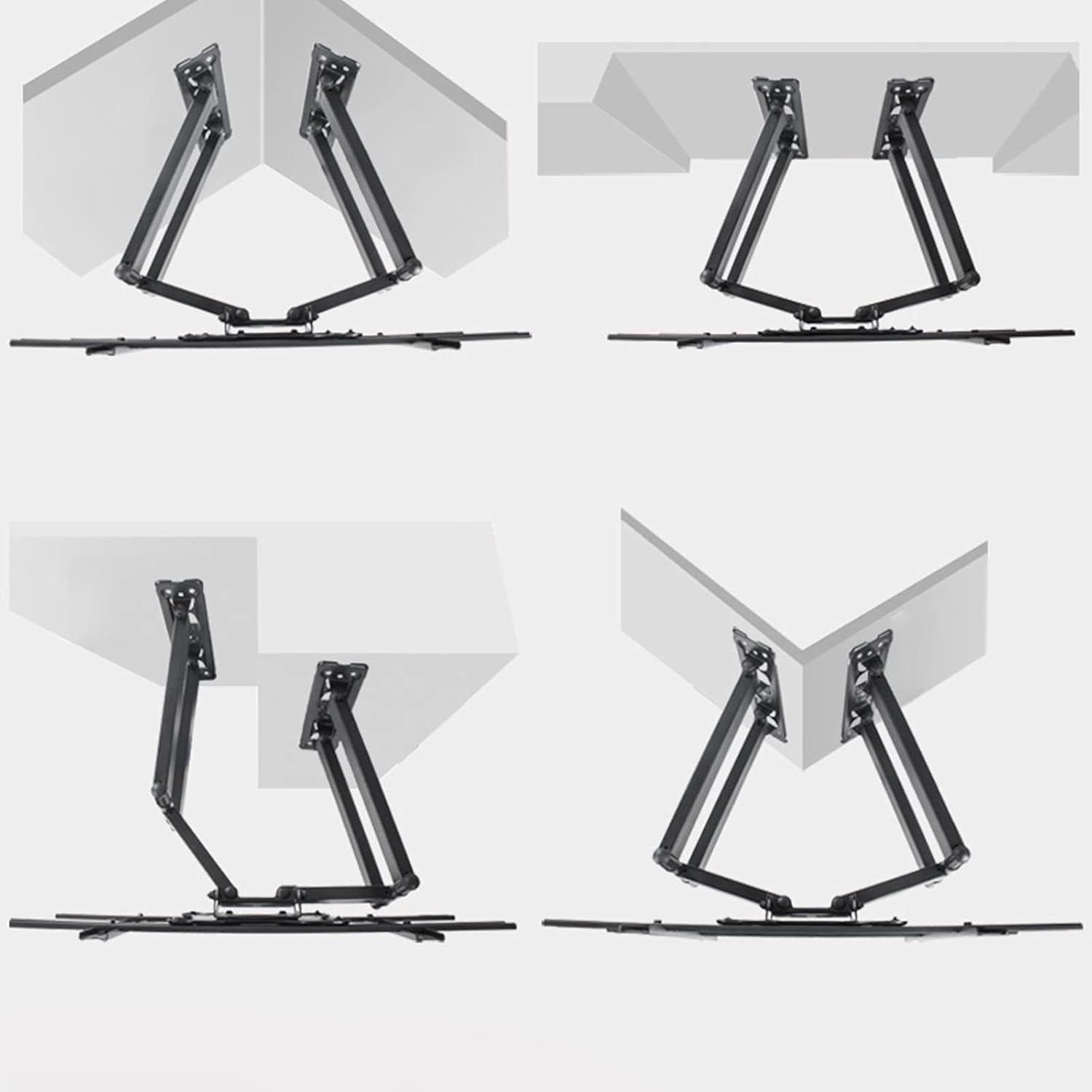 TV Mounts Universal TV Stand Corner Wall-Mounted TV Bracket Six-arm Rotating Extension Tilting Double Base Bracket for Most 37