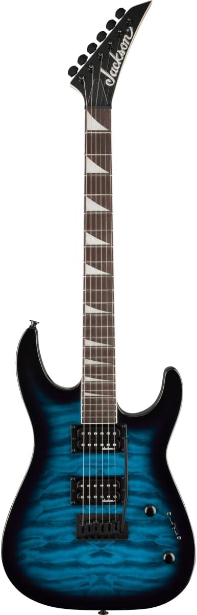 Jackson Dinky JS20 DKQ Electric Guitar - Transparent Blue