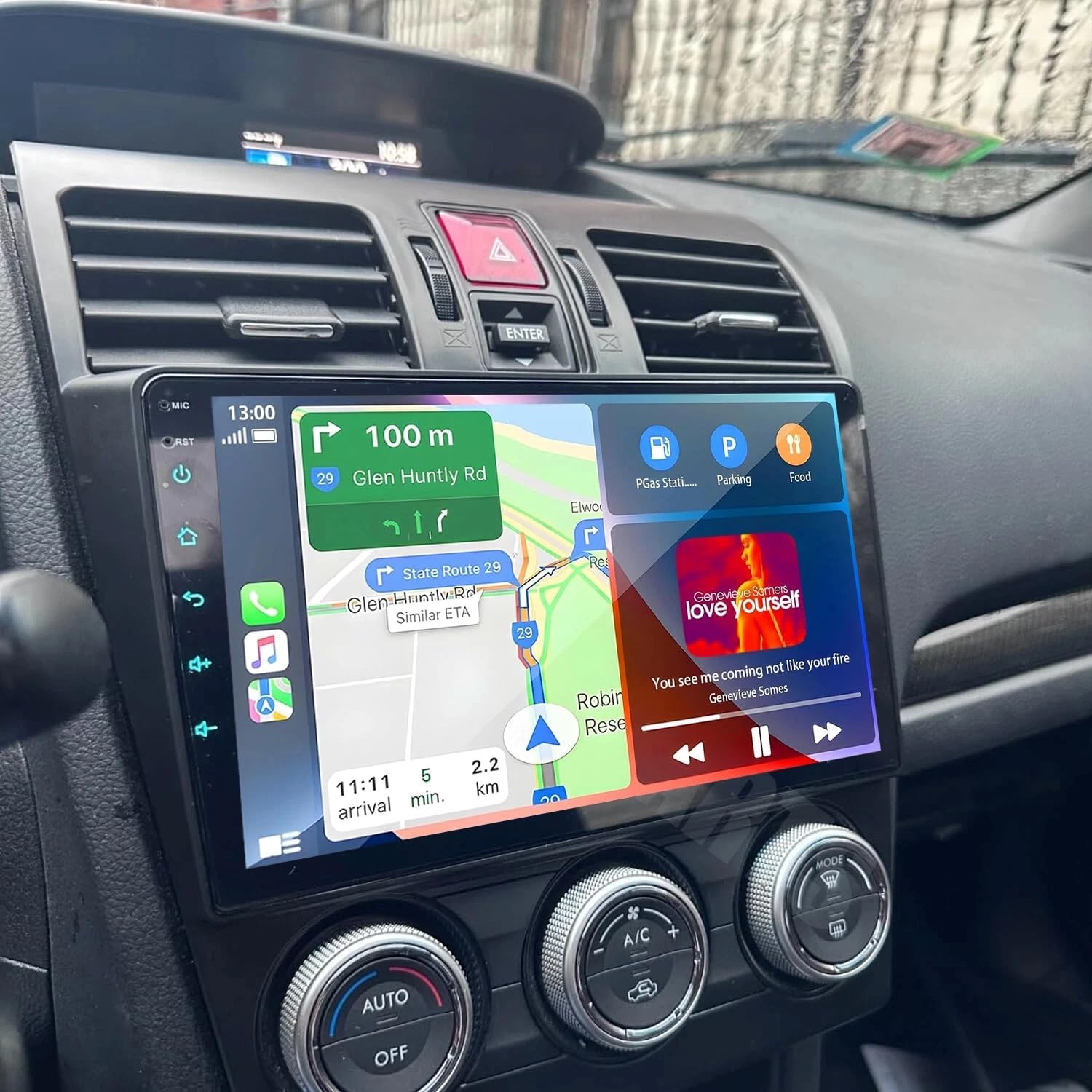 Car Radio Bluetooth for 2012 Subaru WRX, 4G+64G Car Stereo with Carplay & Android Auto Head Unit, WiFi, GPS Navigation 9