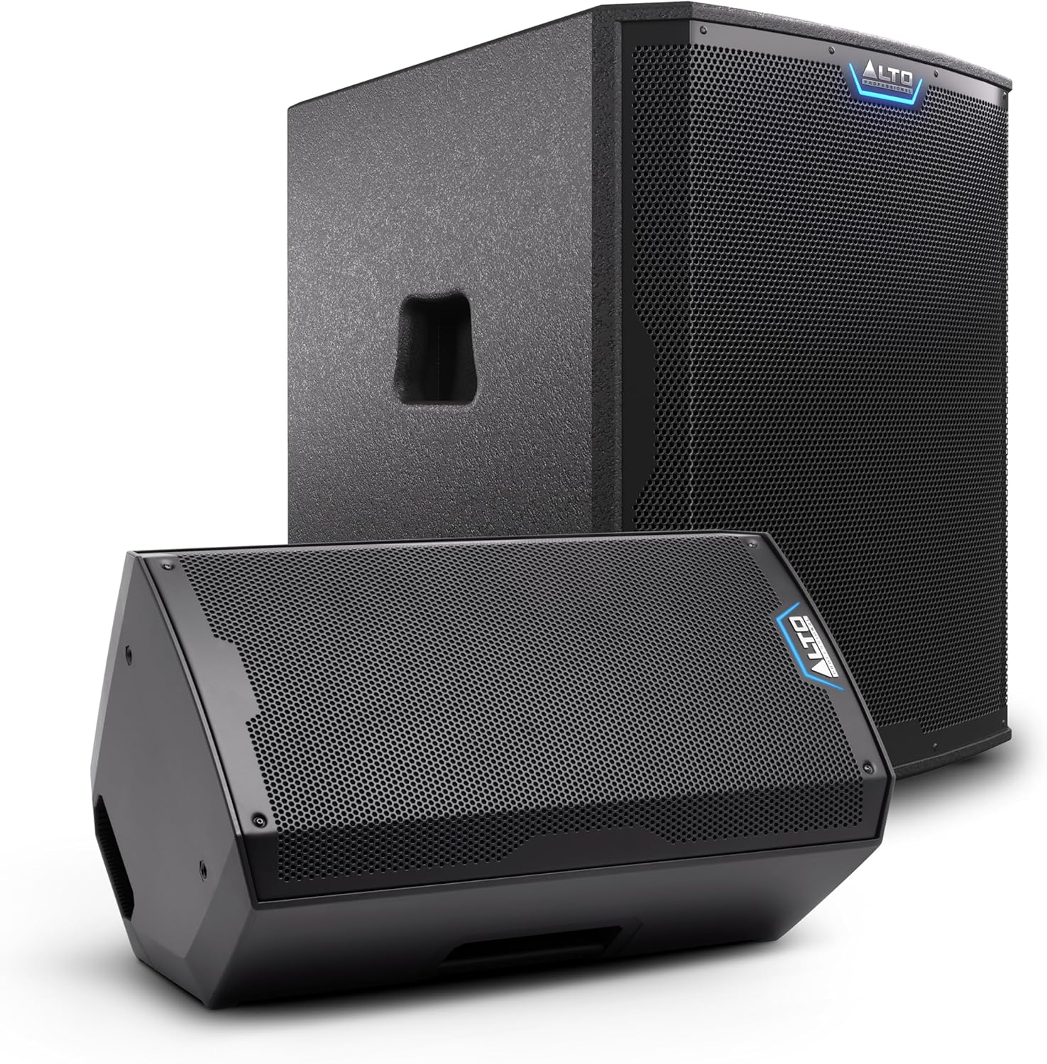 ALTO TS415 and TS18S Powered PA Speaker and Subwoofer Bundle for Live Performances, Events, Karaoke, Public Address, Presentations