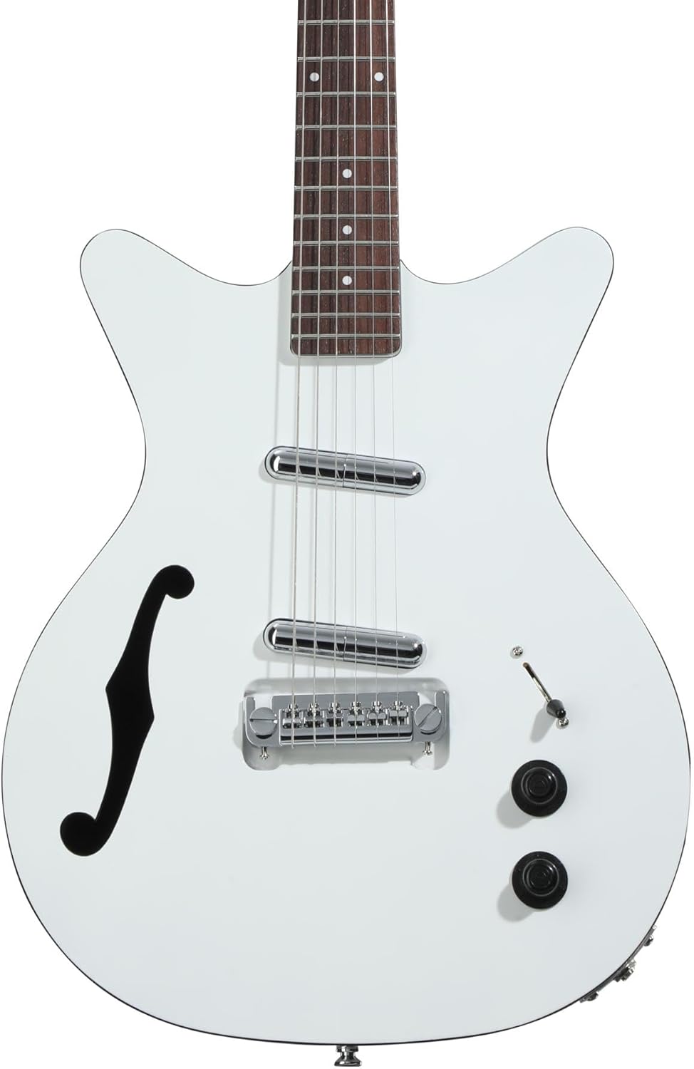 Danelectro Fifty Niner Semi-hollowbody Electric Guitar - White Top