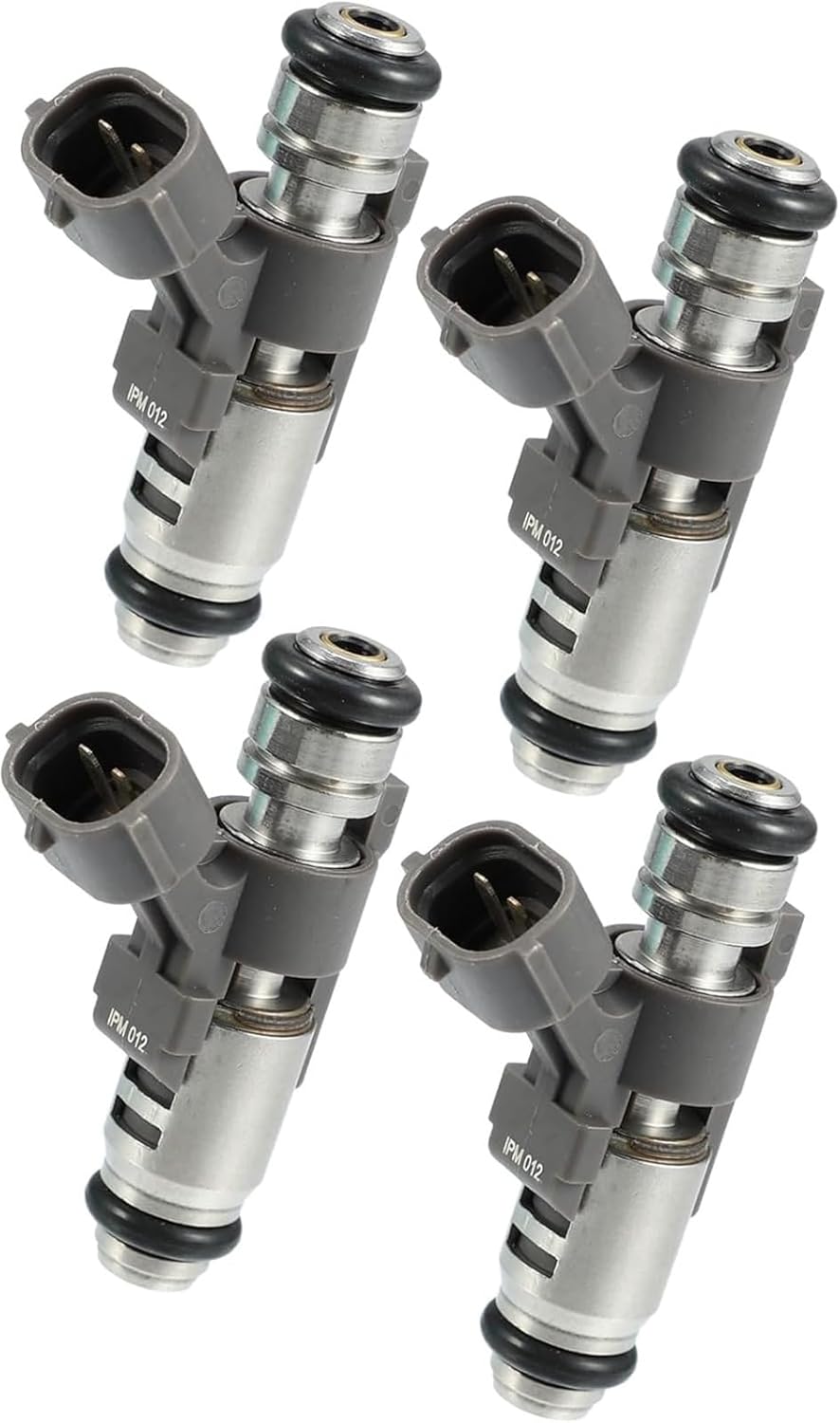 4 Pcs IPM012 9648148580 1984F4 Car Fuel Injector Compatible for CITROEN C4 Coupe/Hatchback 1.4 16V 2004-2011 Compatible for PEUGEOT 307 206 Hatchback 1.4 16V 2003-2007