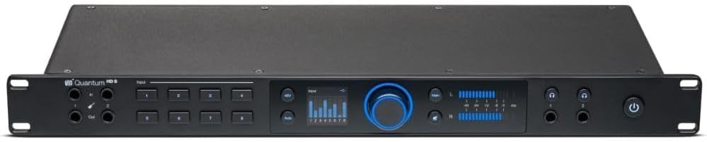 PreSonus Quantum HD 8 USB-C Audio Interface Bundle with 1/4