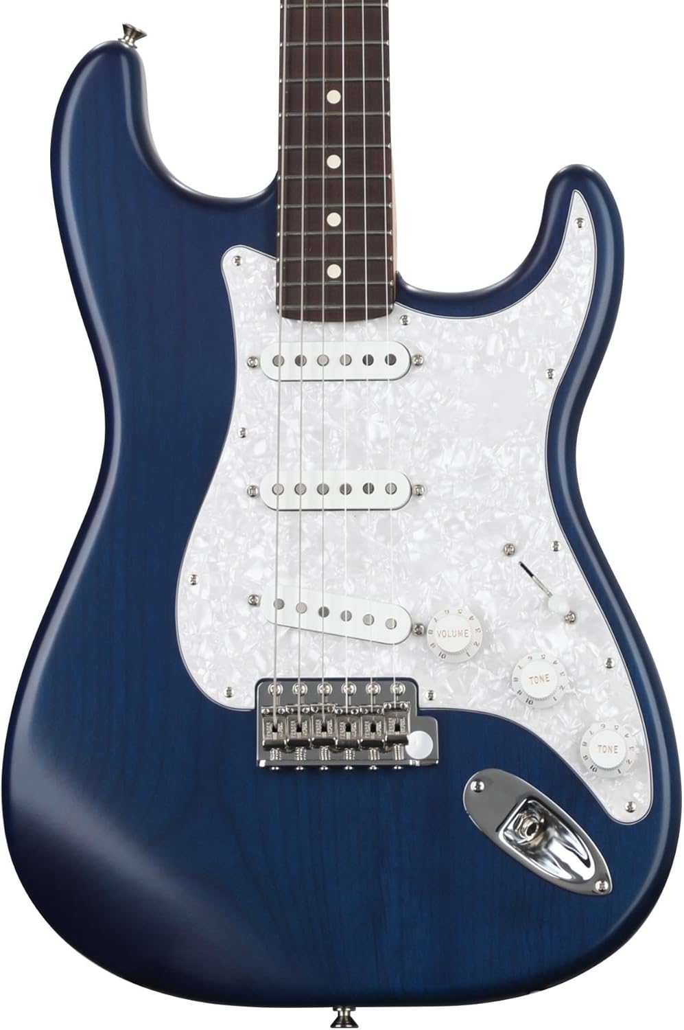 Fender Cory Wong Stratocaster Electric Guitar, Sapphire Blue Transparent, Rosewood Fingerboard