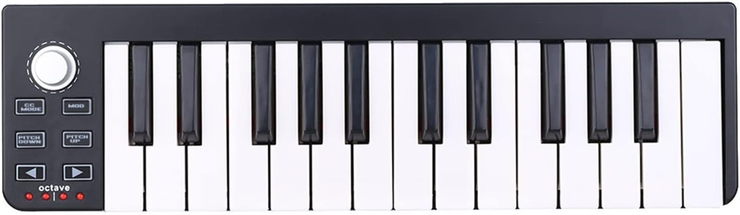 Keyboard Piano 25 Portable Keyboard Mini 25-Key USB MIDI Controller MIDI Keyboard