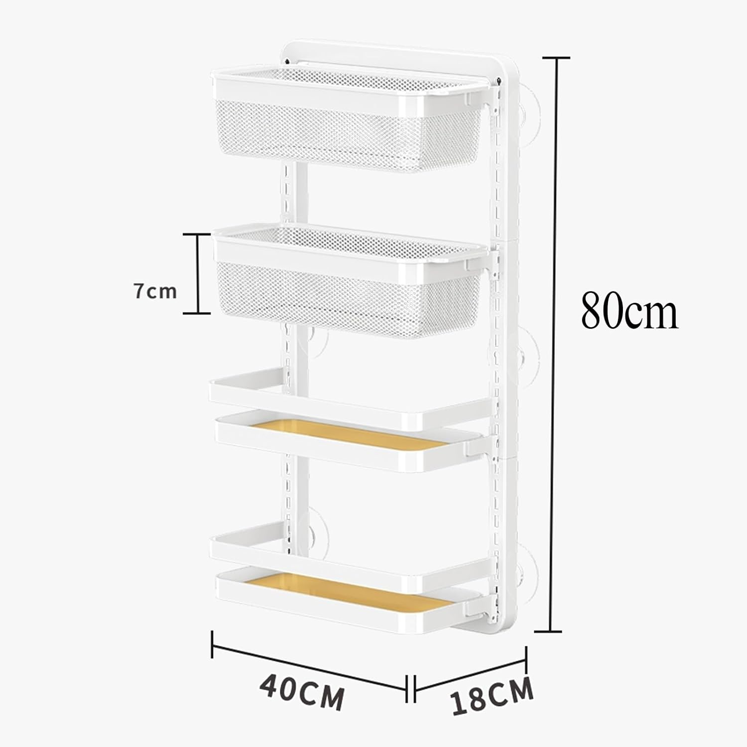 Over The Toilet Shelf Organizer, Bathroom Toilet Shelf Decor, Bathroom Storage Organizer for Over Toilet Storage, Bathroom Shelf Over Toilet Wall Mount (Size : B)