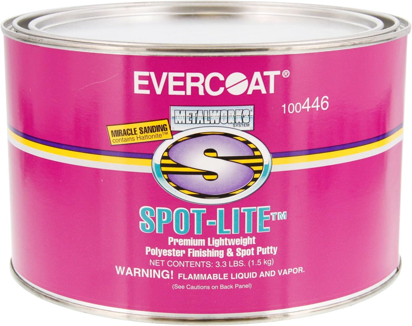 Spot-Lite Premium Lightweight Polyester Finishing & Spot Putty, 1/2 Gallon