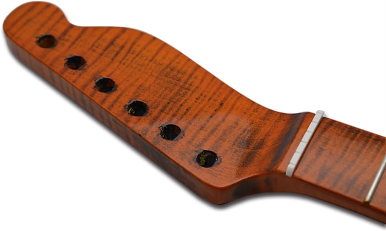 1pc 21 Frets Maple Electric Guitar Neck Guitar Accessories Musical Instruments Electric Guitar Neck