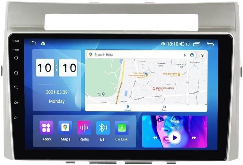 Generic Car Stereo Radio for Toyota Verso 2004-2009 2G RAM+32G ROM…