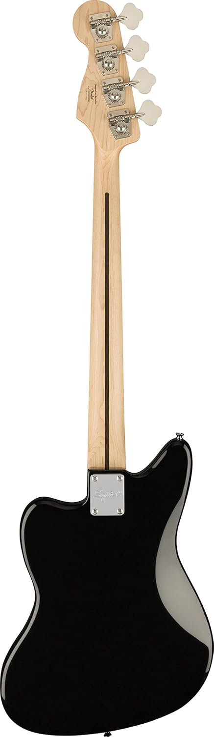 Squier Affinity Series Jaguar Bass, Black, Maple Fingerboard