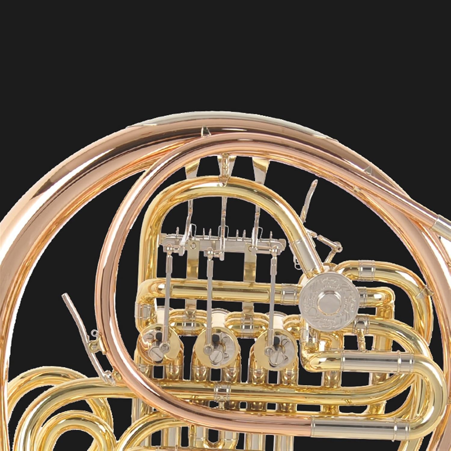 Brass French Horn French Horn Instrument B Flat To F Key Phosphor Bronze Split Double Horn Professional Performance