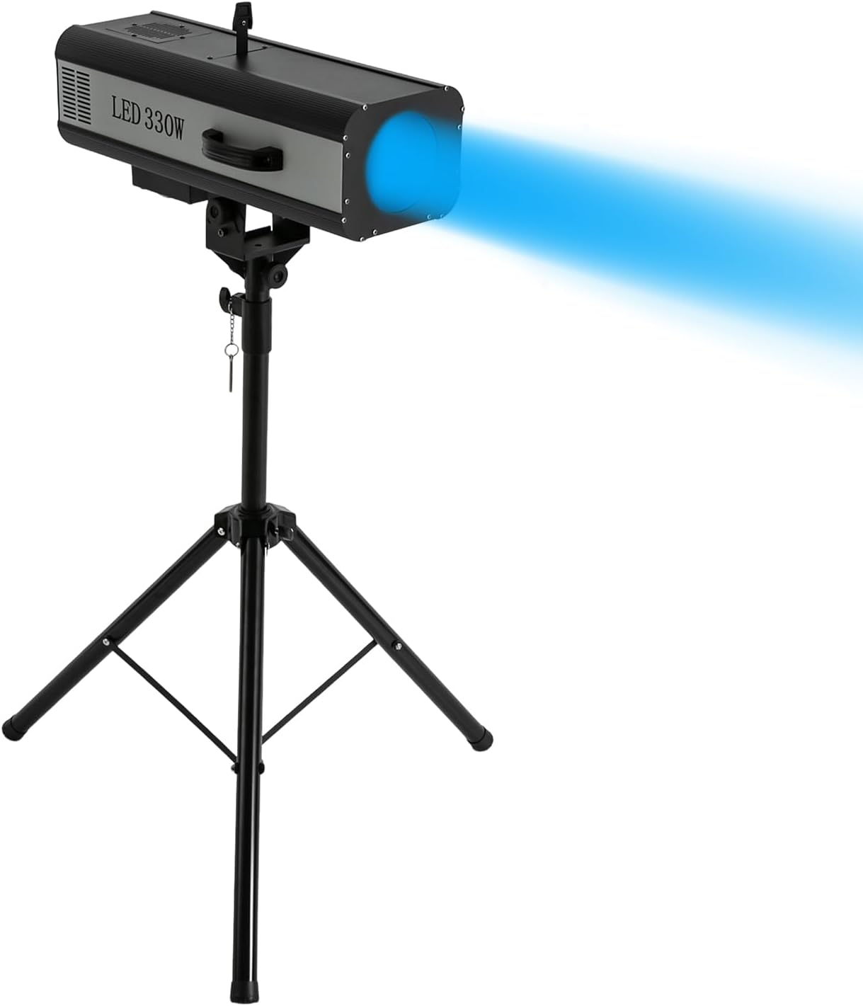 LED Stage Spotlight with Tripod Bracket, 330W Follow Spot Light Manual Control Spotlight Stage Light, 6 Colors Adjustable Height Follow Spotlight for Event Theater Party Show