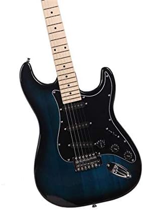 Music Lover GST Stylish Electric Guitar Kit with Black Pickguard Dark Blue 3-7 Days Delivery