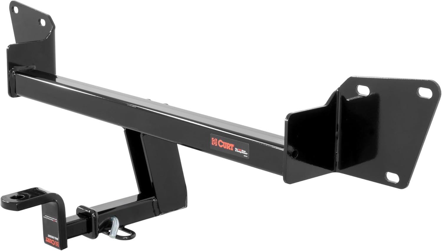 CURT 114363 Class 1 Trailer Hitch with Ball Mount, 1-1/4-In Receiver, Fits Select Chevrolet Volt