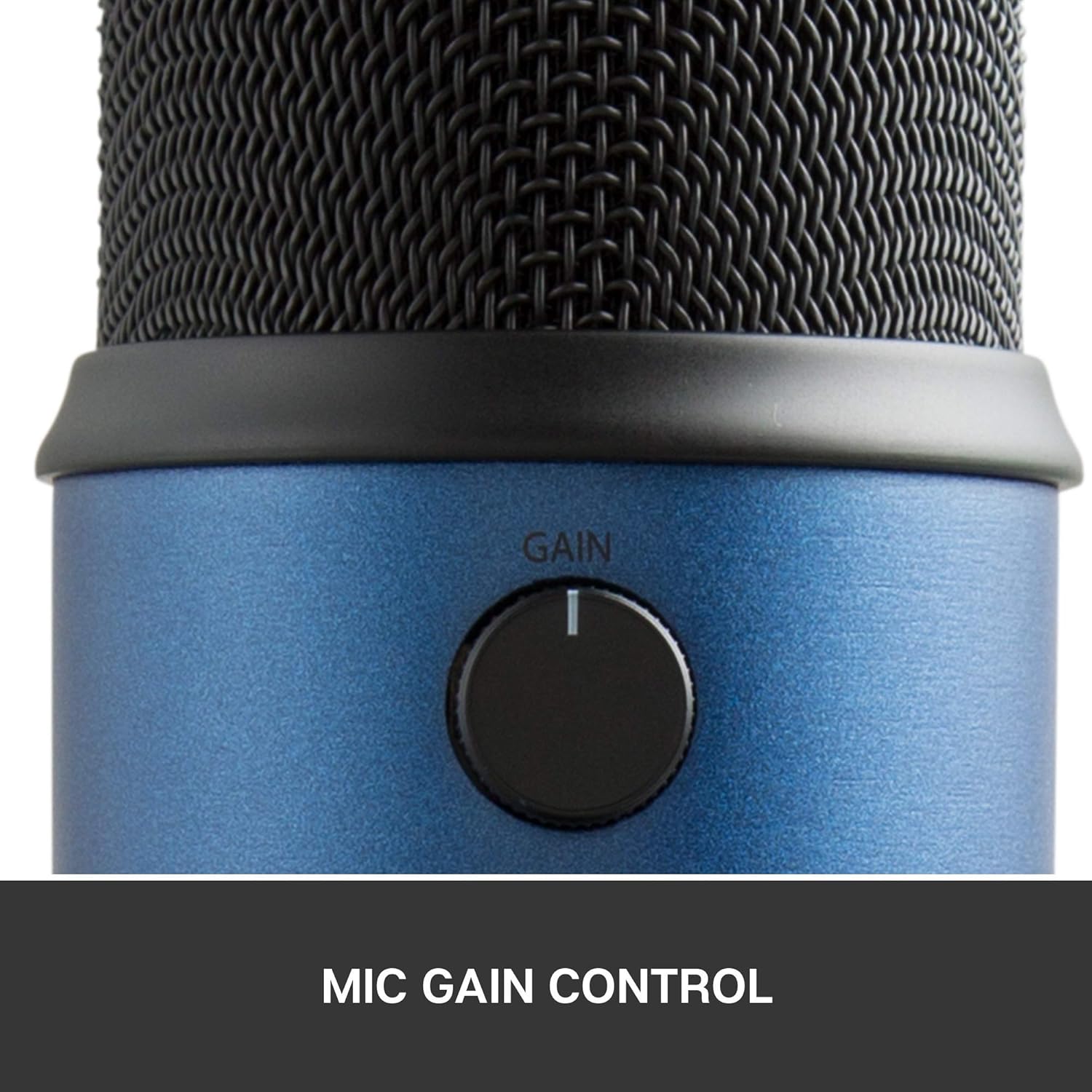 Blue Yeti USB Microphone - Midnight Blue (Renewed)
