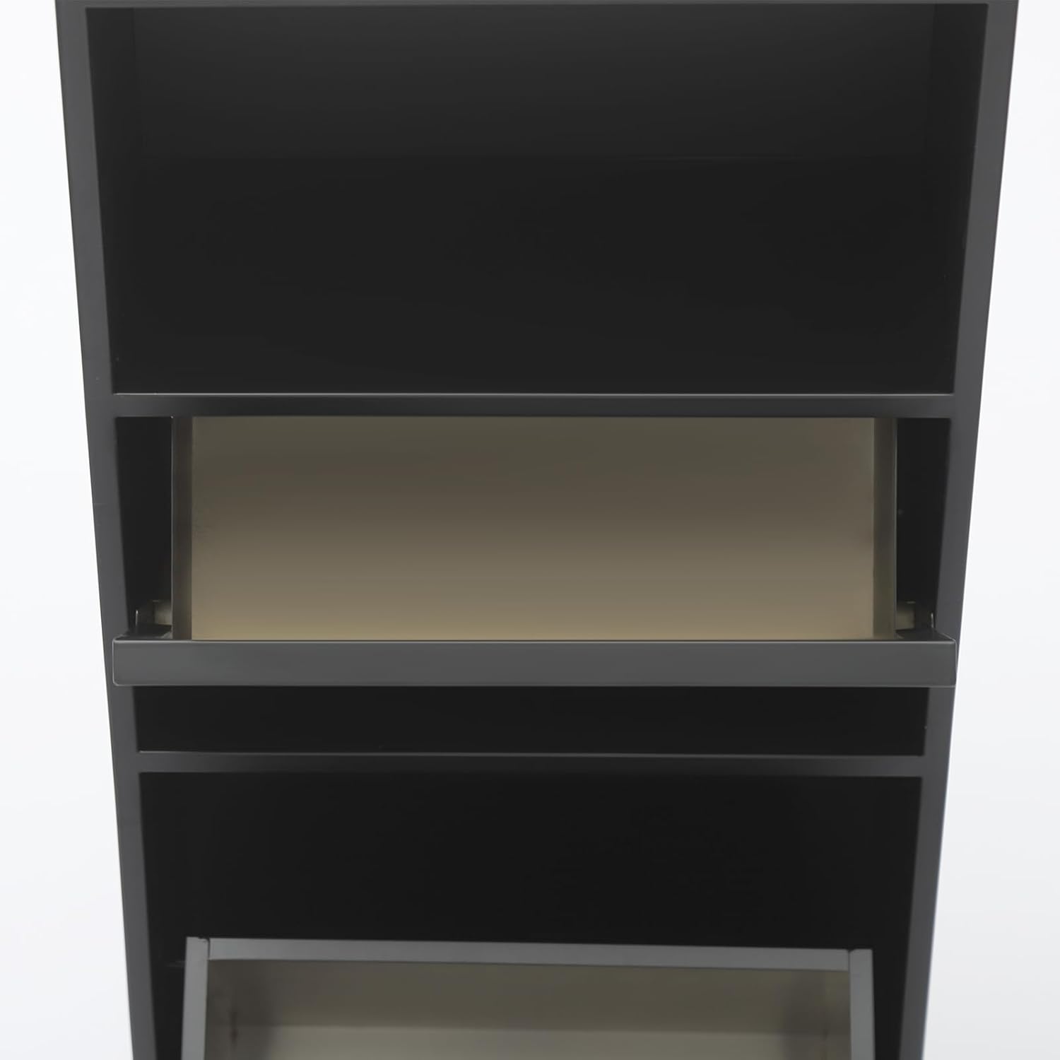 Wall Bathroom Insert Shelf,Wall Niche Medicine Cabinet,Stainless Steel Shower Niche,Toilet Paper Holder Shower Shelves for Bathroom/Bedroom/Office/Kitchen (Black)