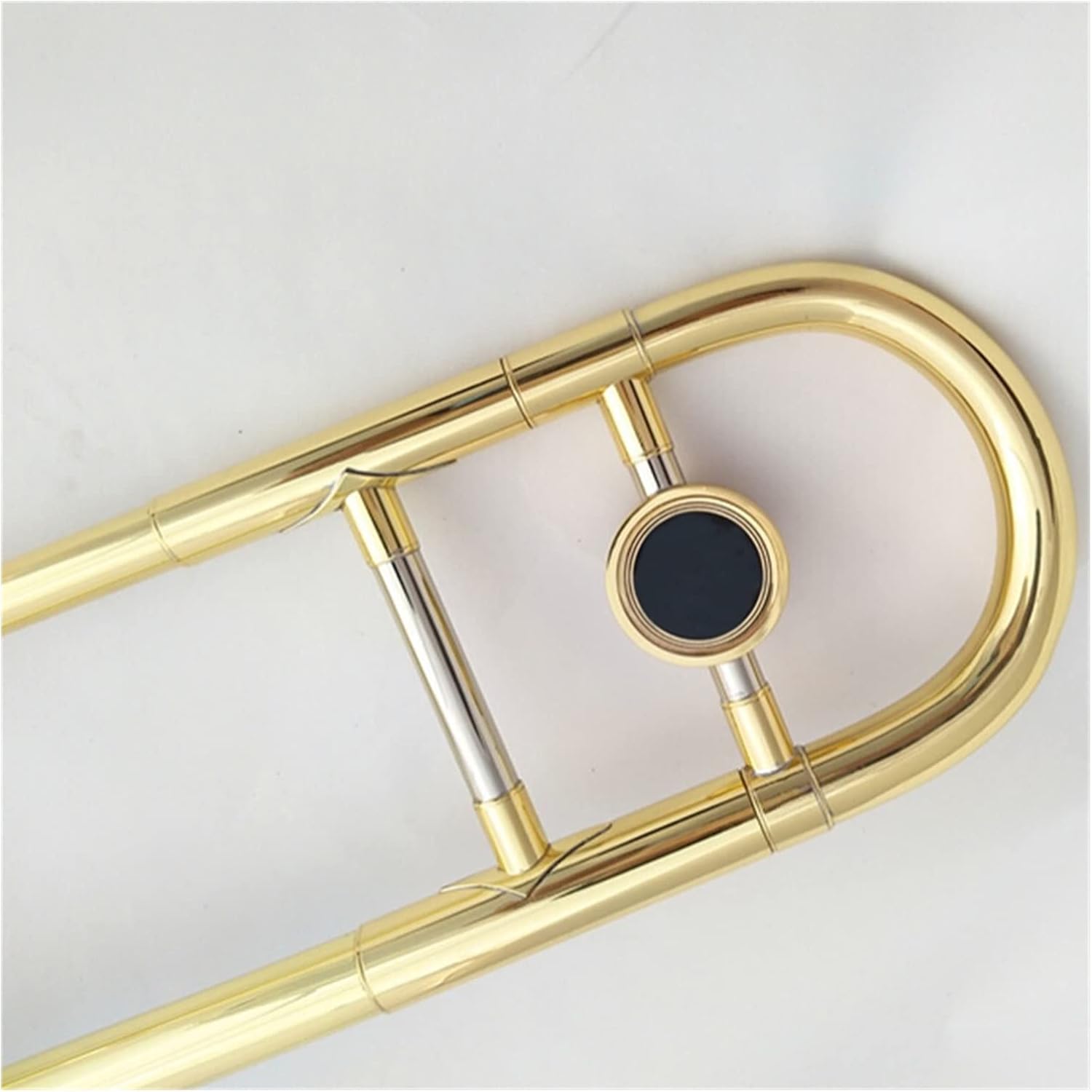 TSTS B-Flat Alto Trombone Lacquered-Gold Brass Instrument Beginner Trombone