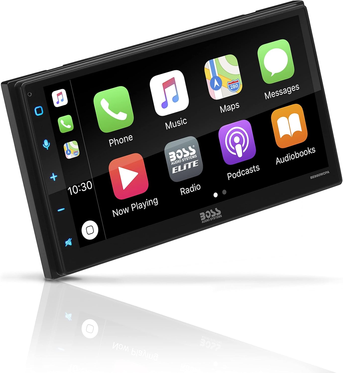 BOSS Audio Systems Elite Series BE950WCPA Wireless Apple CarPlay Android Auto Car Multimedia Player - 6.75 Inch Capacitive Touchscreen, Bluetooth, No DVD