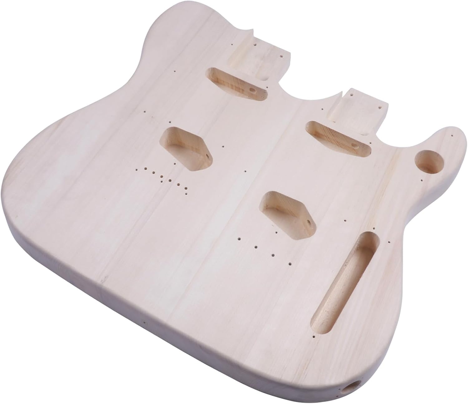 DIY Electric Guitar Kit Double Neck Guitar Kits Tele Style for Right Handed with Basswood Body Hard Maple Neck Maple Fretboard Chrome Hardware Build Your Own Guitar.