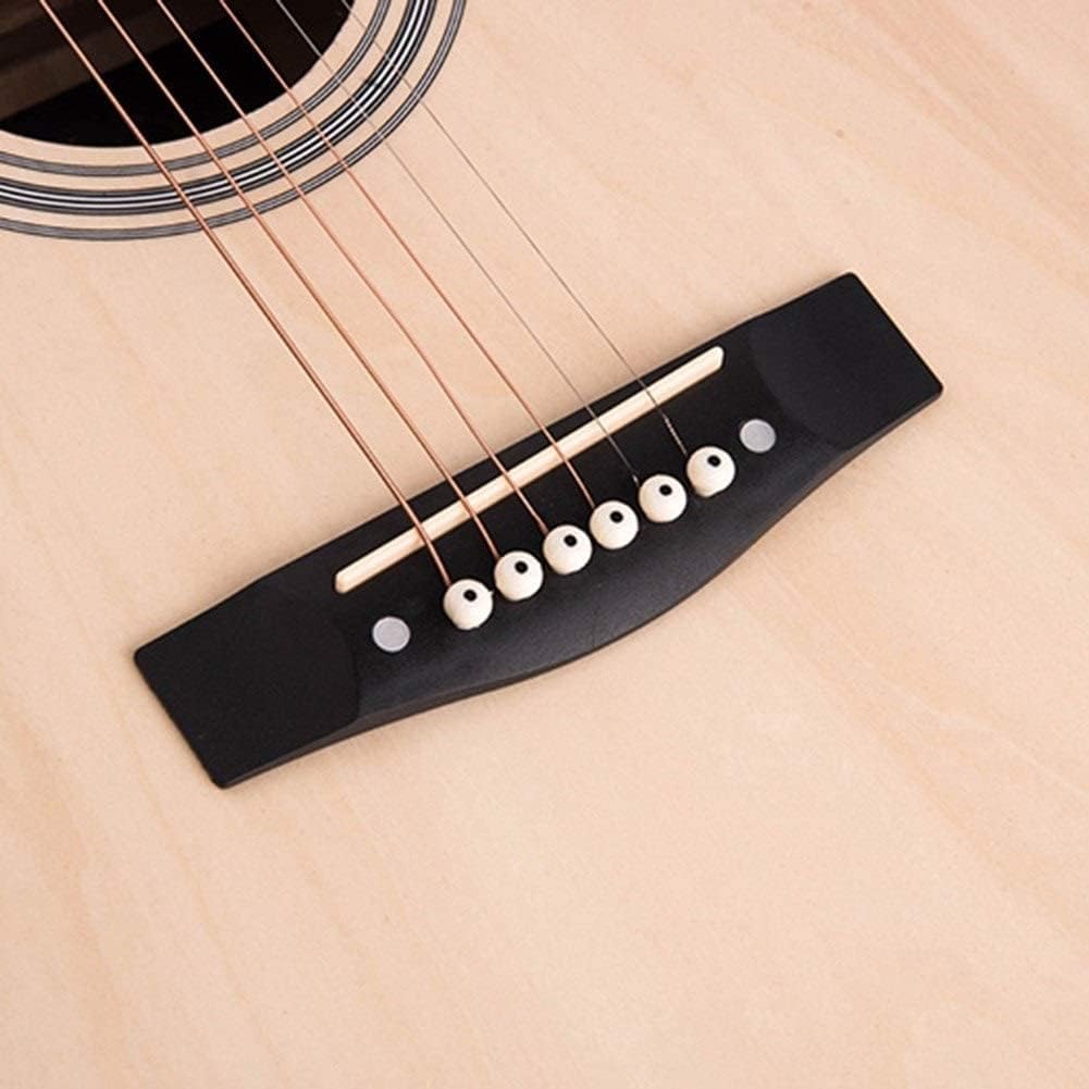 Full Size Guitar Acoustic Guitar Beginner Kit 41-inch Classical Guitar Student Adult Practice Musical Instruments Original Strings Beginner Acoustic Guitar Starter Package Student G (Yellow 41 inch)