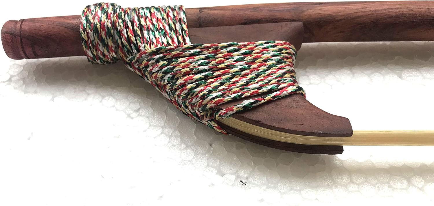 Horse Hair Bow for Sarangi Israj Dilruba Taus 26 Inch Mongolian natural White