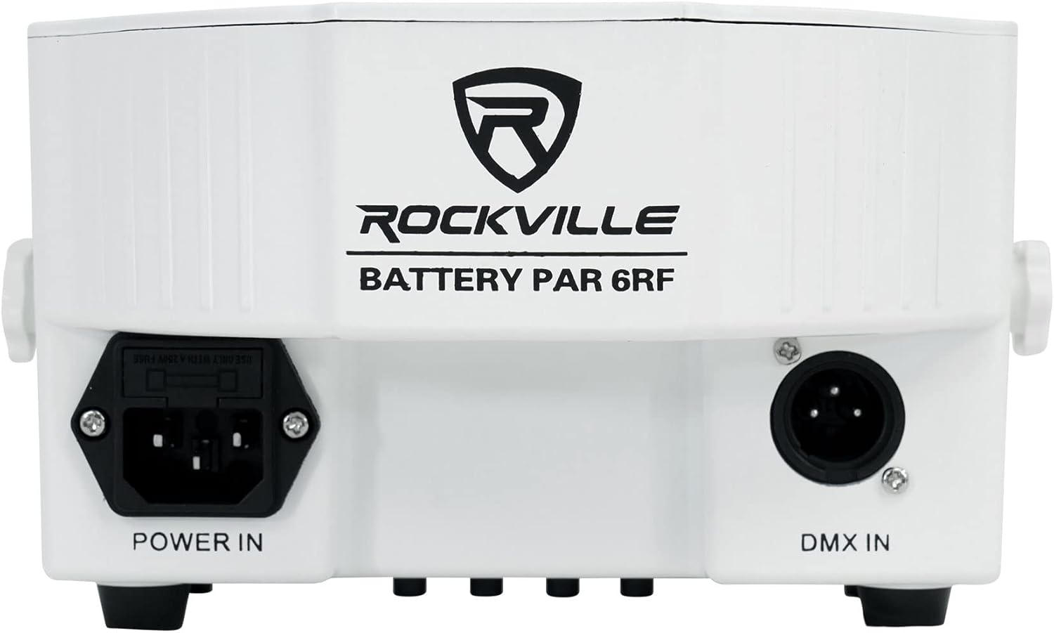 4 Rockville Battery PAR 6RF White Rechargeable Wireless DMX Lights+Remotes+Bags