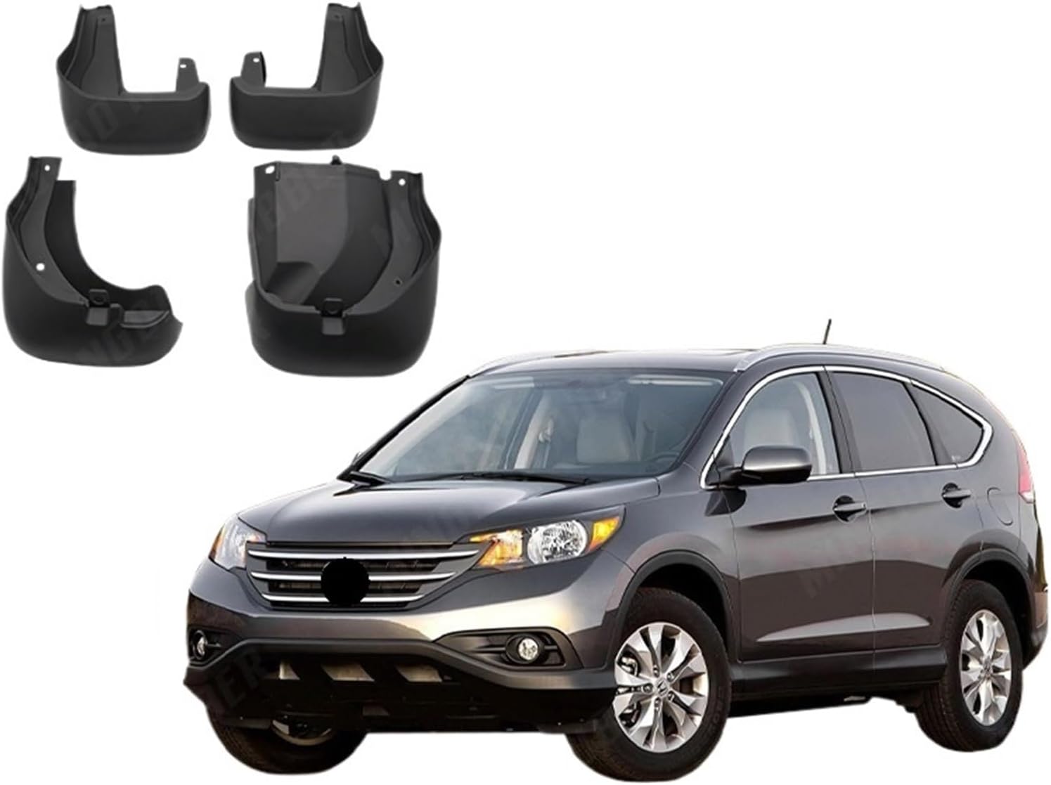 Car Mud Flaps Splash Guards Mudguards Mudflaps Compatible with Fender Accessories Compatible with CR-V CRV 2012 2013 2014 2015 2016