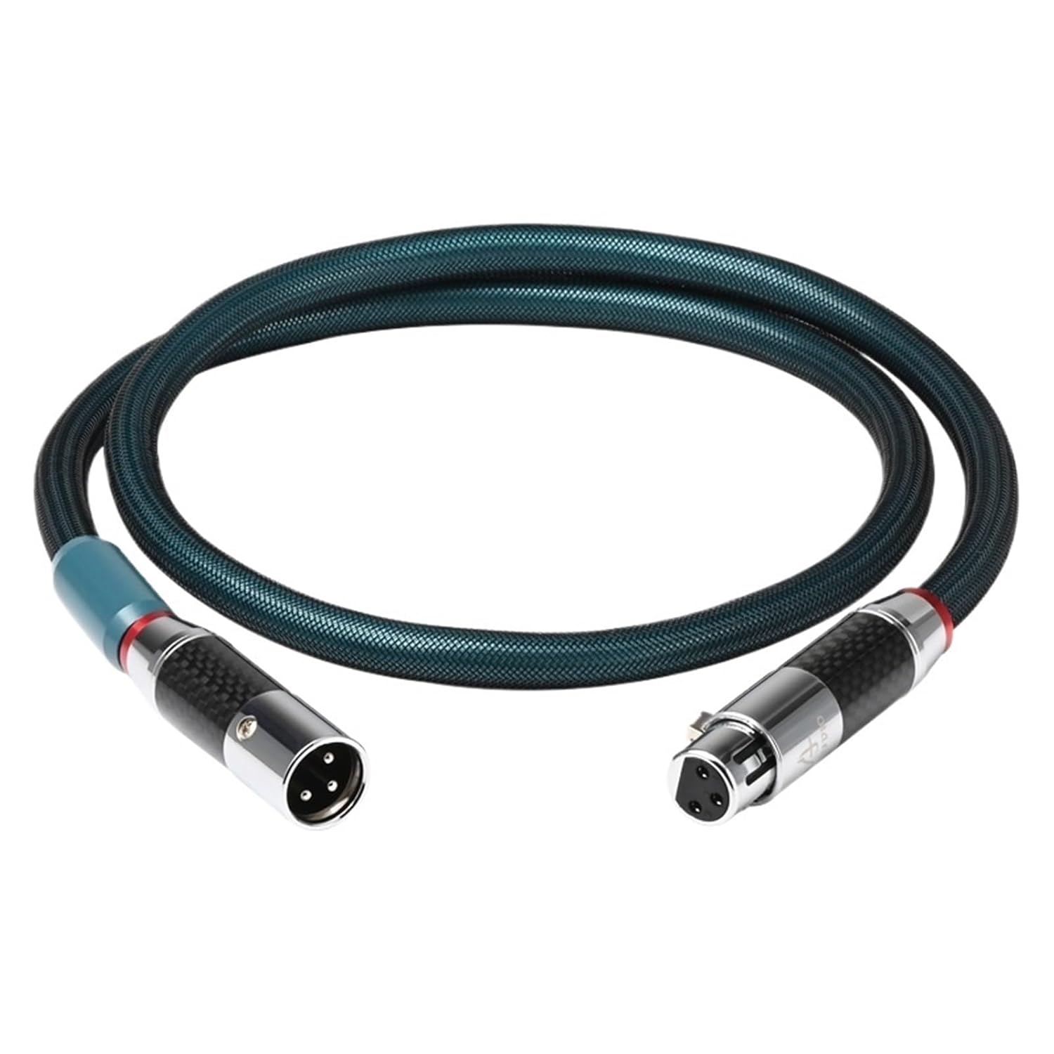 XLR Audio Cable Hi-end 8N OCC Silver-Plated 2XLR Male to 2XLR Female Balanced Adapter Wire for Microphone Amplifier(One Piece,0.75m)