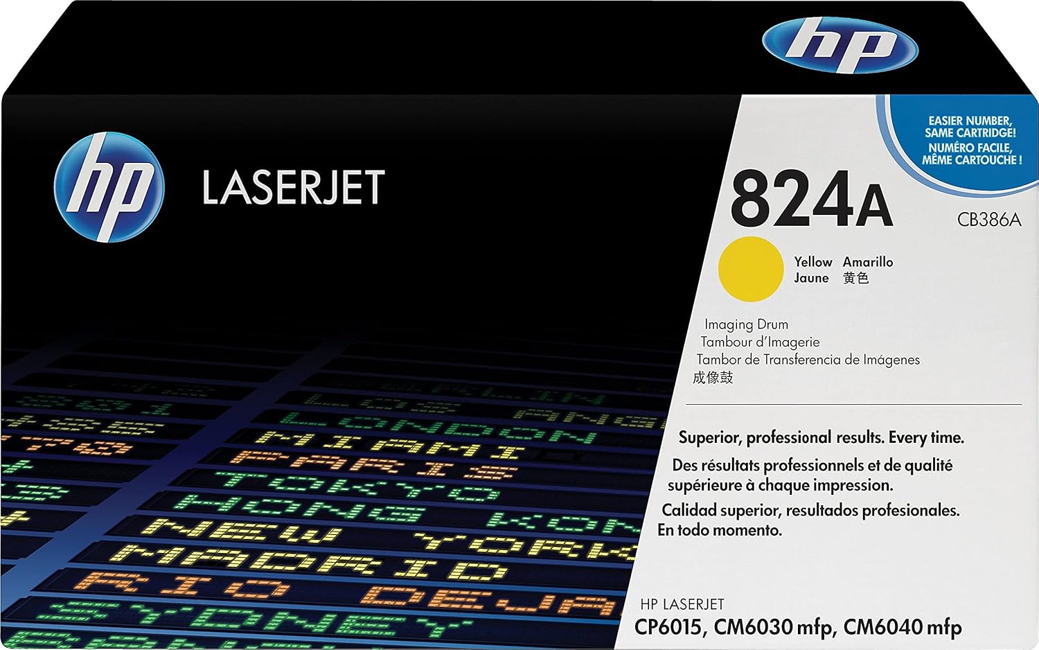 HP 824A | CB386A | Toner Cartridge | Yellow Image Drum