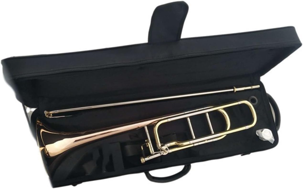 Adult Trombone Instrument Phosphor Bronze Tenor Trombone Instrument B/F Pitch And Low Bend Professional Performance