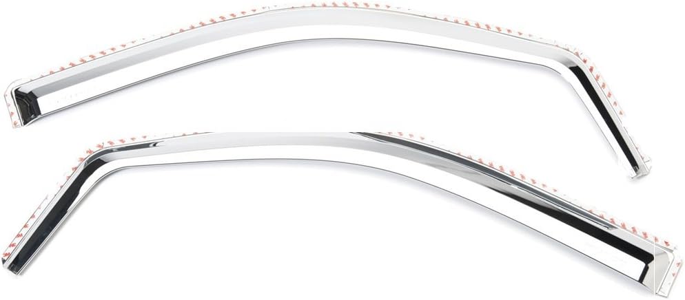 Putco Element Chrome Window Deflectors Fits Ford F250/F350 1999-2016 - Ford Excursion - Set of 2 - in Channel Install