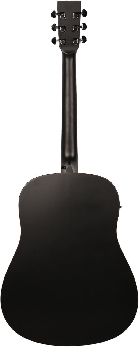 Kadence Slowhand Jumbo Semi Acoustic Guitar(Sh04) – Premium Black Spruce Wood with Heavy Padded Bag, Guitar Cable, Pro Capo, Set Of Strings, Picks with Learning Course