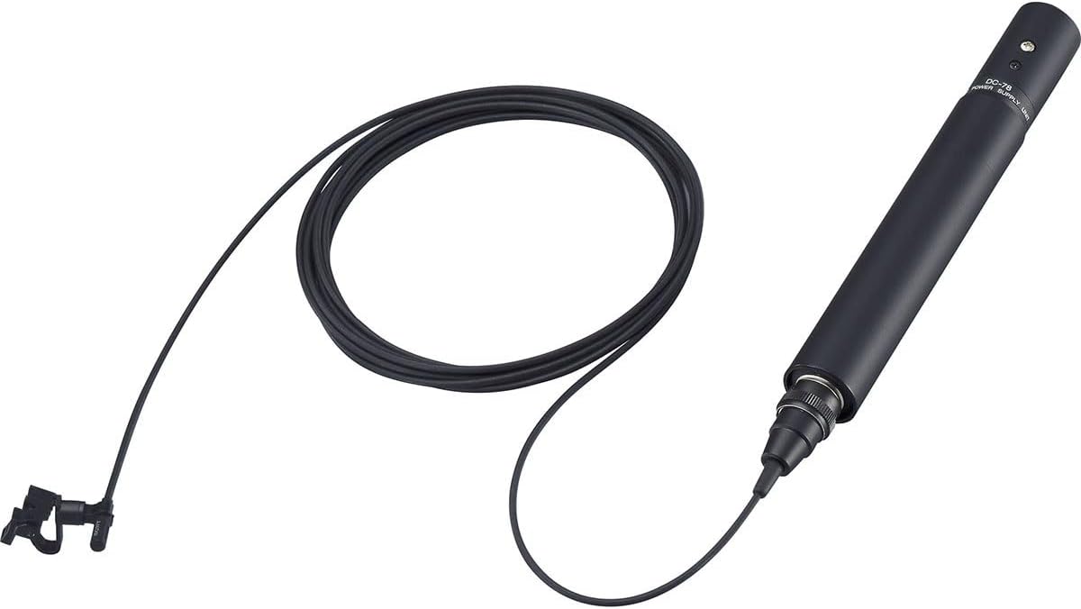 Sony ECM88B Electret Condenser Lavalier Microphone, Black