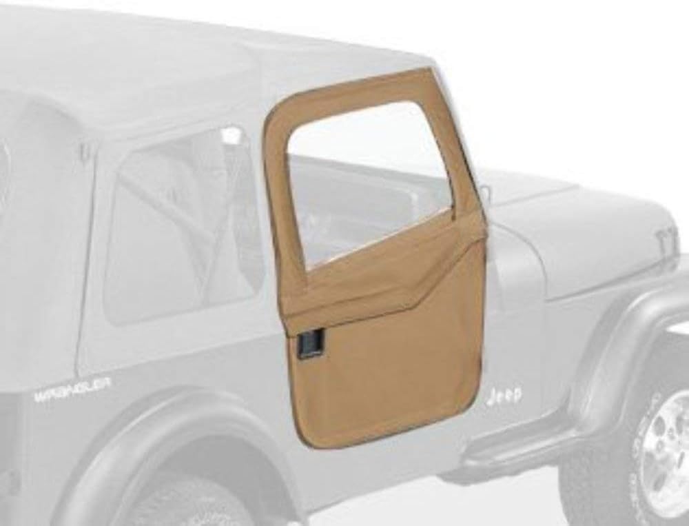 Bestop Full Fabric Doors - Jeep '80-86 CJ7 / '87-95 Wrangler YJ (Spice)