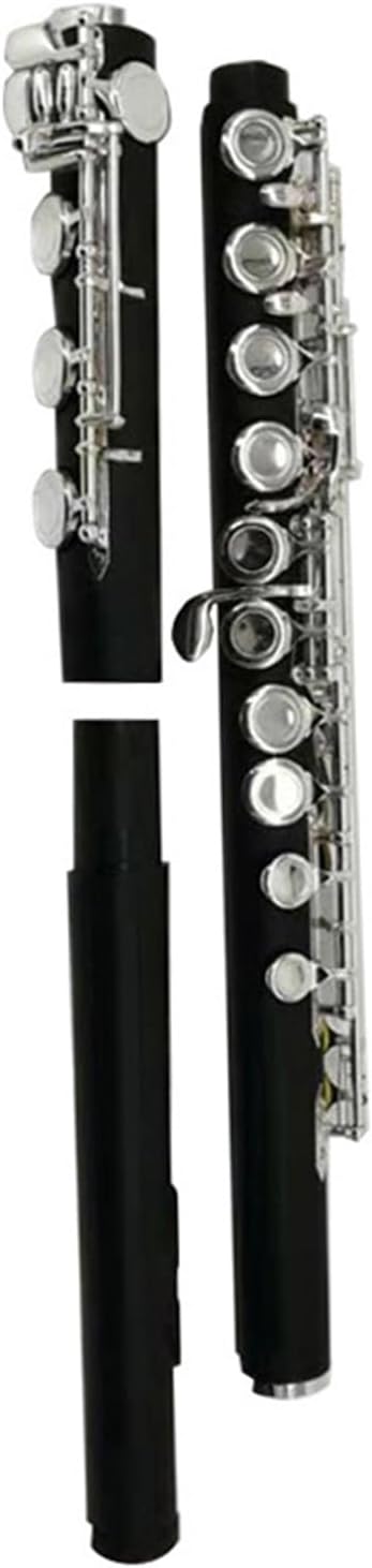 Professional Flute Instrument Synthetic Wood 17 Hole Nickel Plated Flute Beginner Wind Instrument Playing Practice